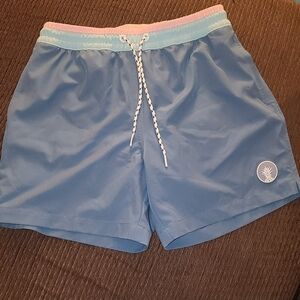 Chubbies Pink and Blue Swim Shorts